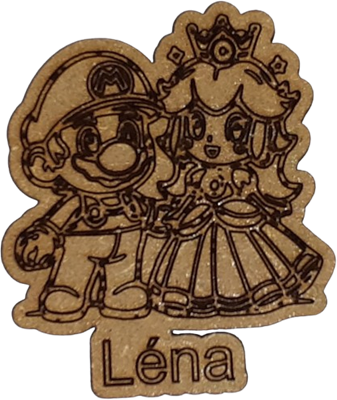 Magnet - Personnage Mario personnalisable
